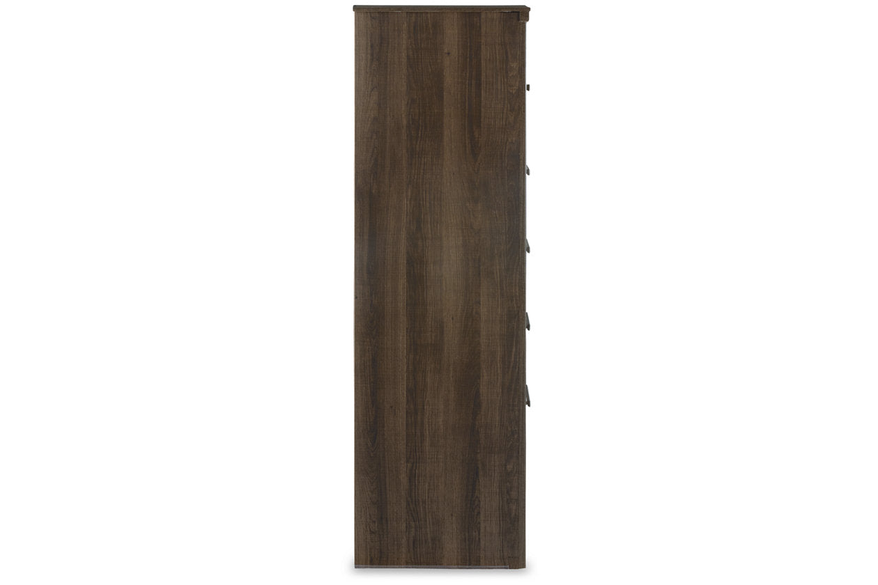 Juararo Dark Brown Chest of Drawers - B251-46 - Luna Furniture - Dallas Store