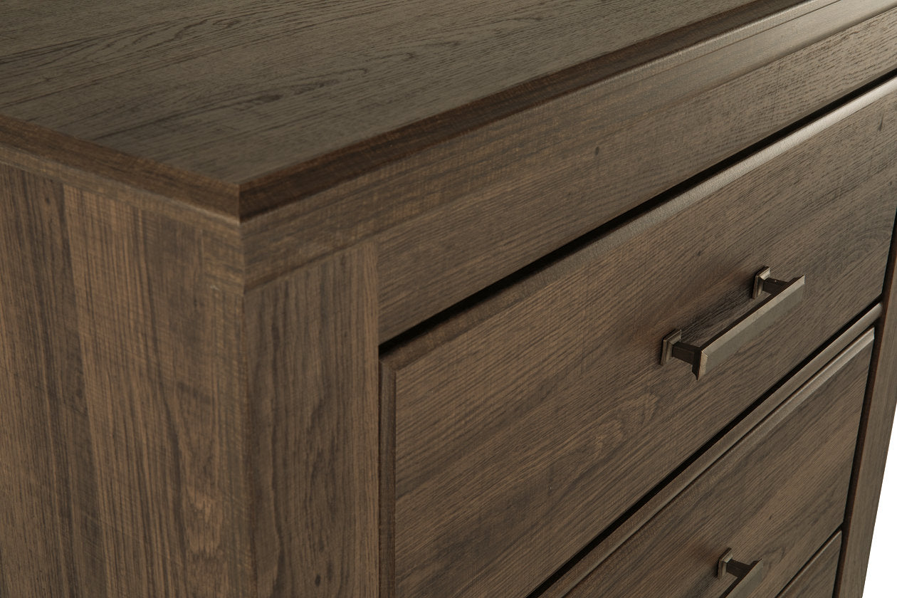 Juararo Dark Brown Chest of Drawers - B251-46 - Luna Furniture - Dallas Store