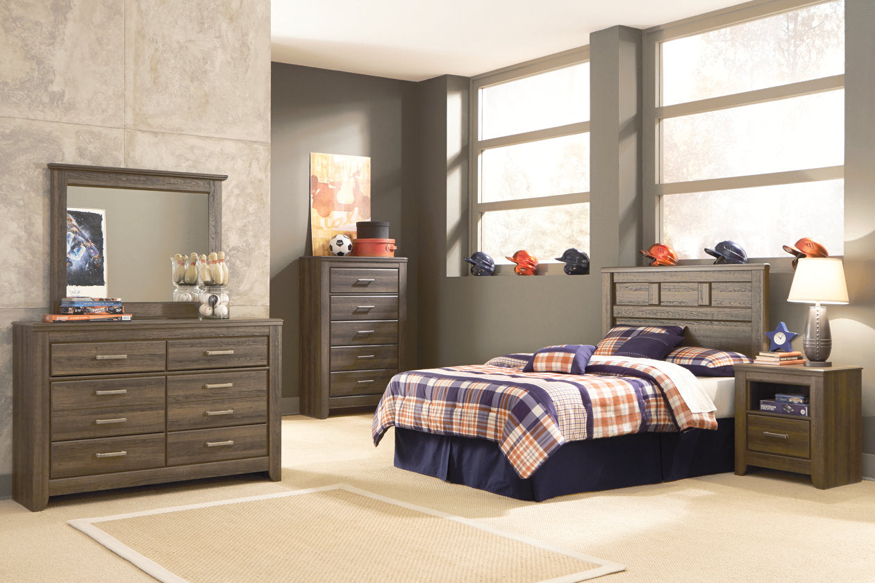 Juararo Dark Brown Chest of Drawers - B251-46 - Luna Furniture - Dallas Store