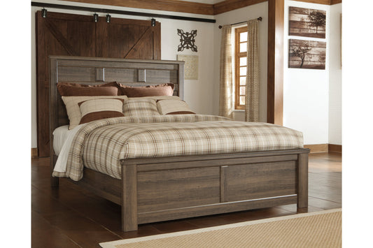 Juararo Dark Brown Queen Panel Bed - SET | B251-54 | B251-57 | B251-98 - Luna Furniture - Dallas Store