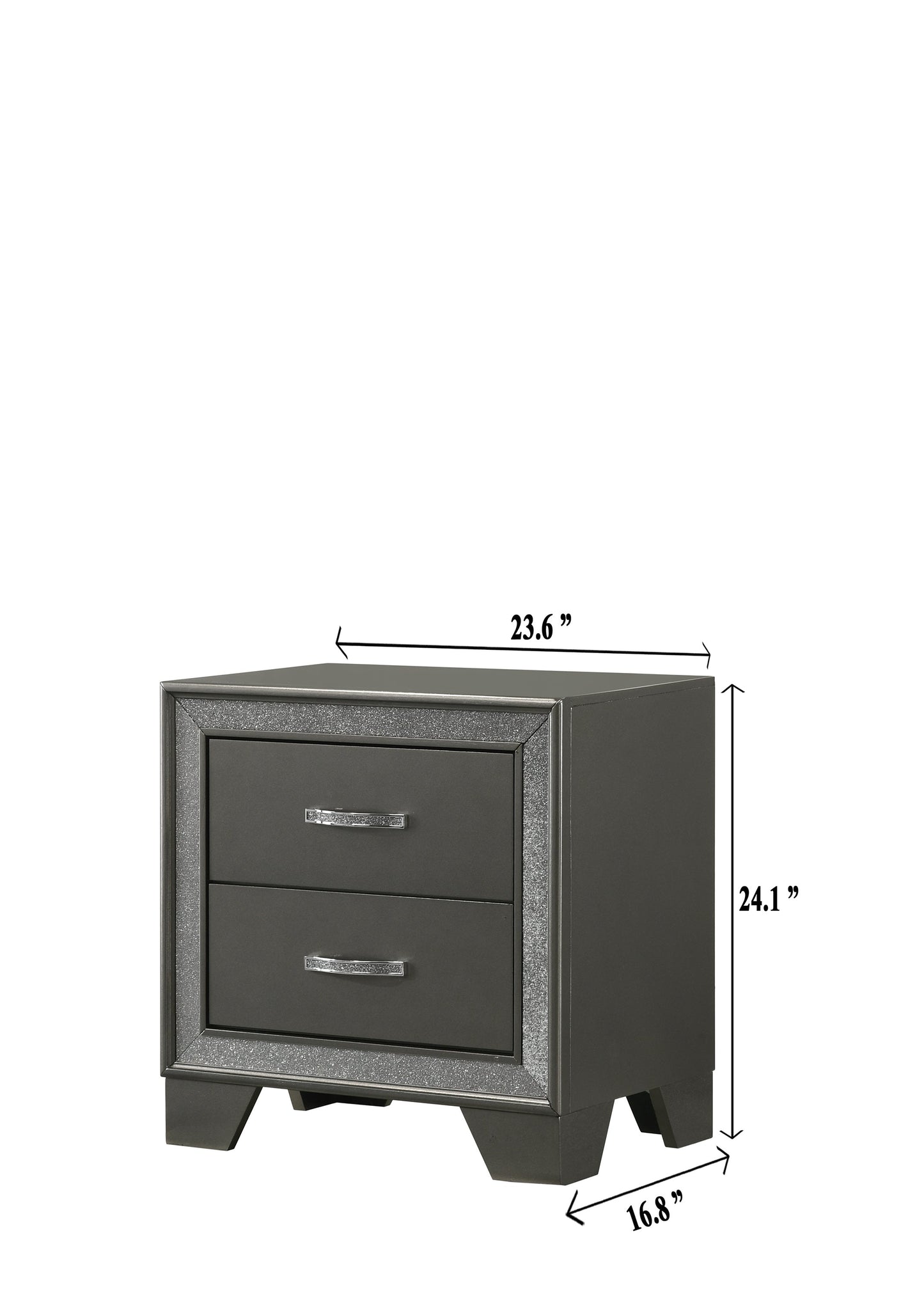 Kaia Gray Panel Bedroom Set - SET | B4750-Q-HBFB | B4750-KQ-RAIL | B4750-2 | B4750-4 - Luna Furniture - Dallas Store