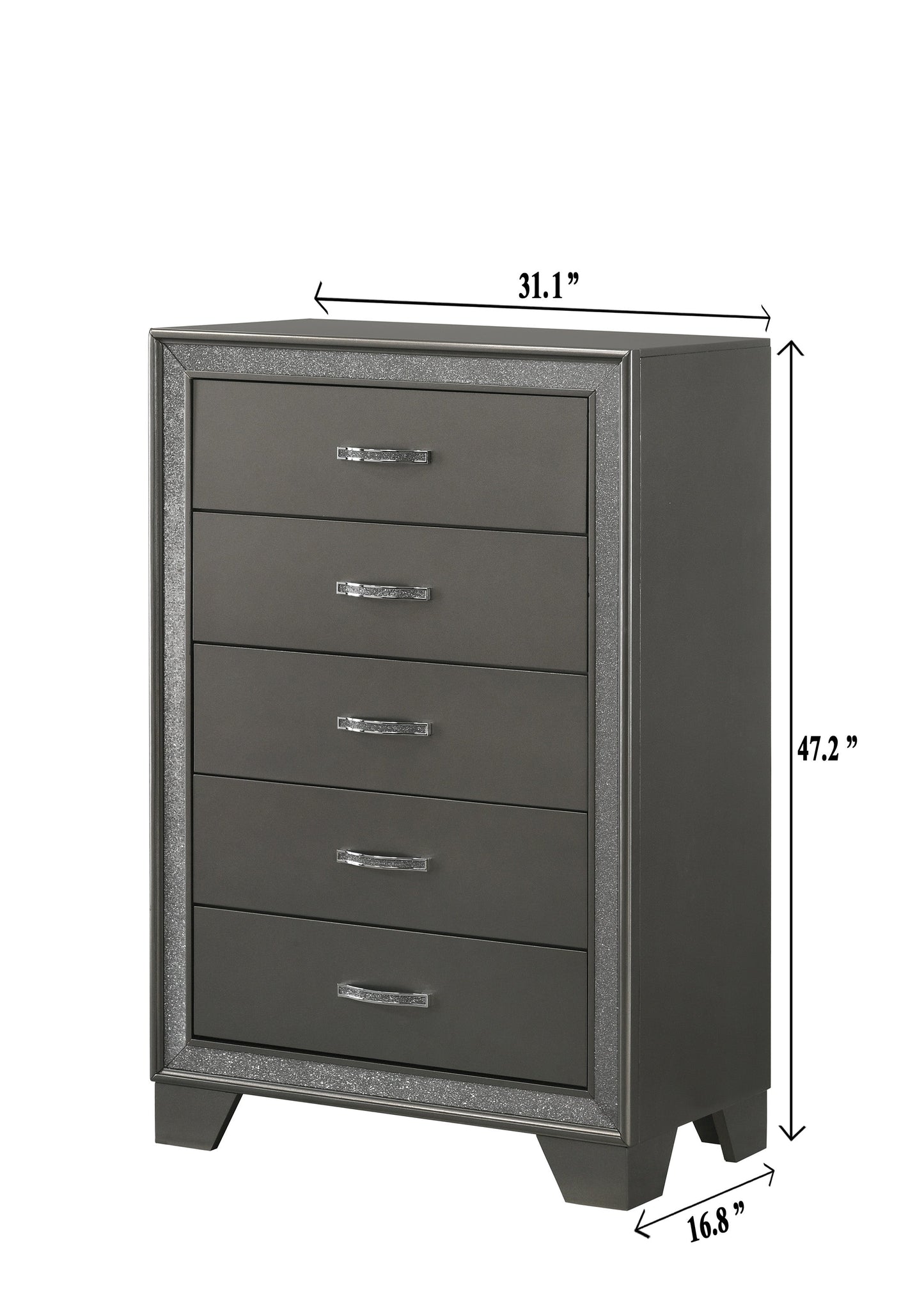 Kaia Gray Panel Bedroom Set - SET | B4750-Q-HBFB | B4750-KQ-RAIL | B4750-2 | B4750-4 - Luna Furniture - Dallas Store