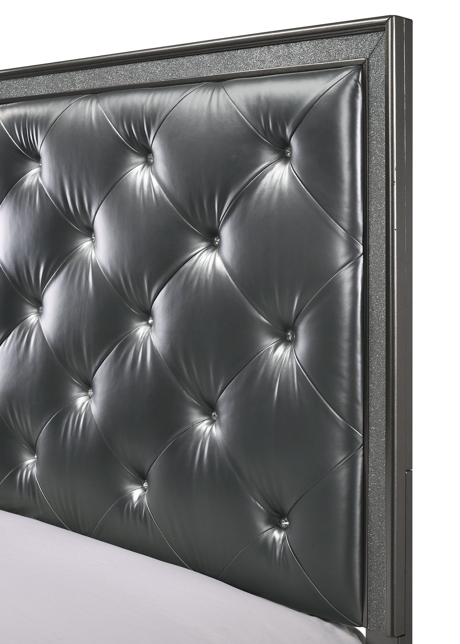 Kaia Gray Panel Bedroom Set - SET | B4750-Q-HBFB | B4750-KQ-RAIL | B4750-2 | B4750-4 - Luna Furniture - Dallas Store