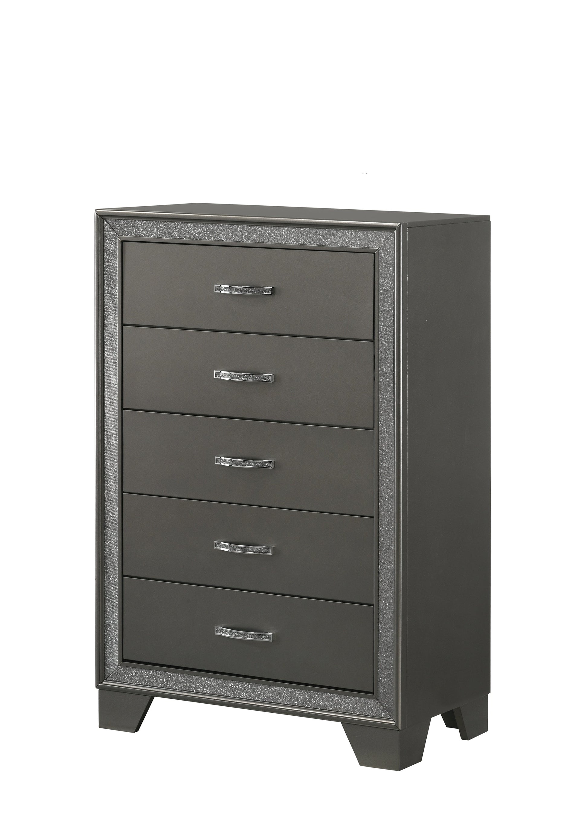Kaia Gray Panel Bedroom Set - SET | B4750-Q-HBFB | B4750-KQ-RAIL | B4750-2 | B4750-4 - Luna Furniture - Dallas Store