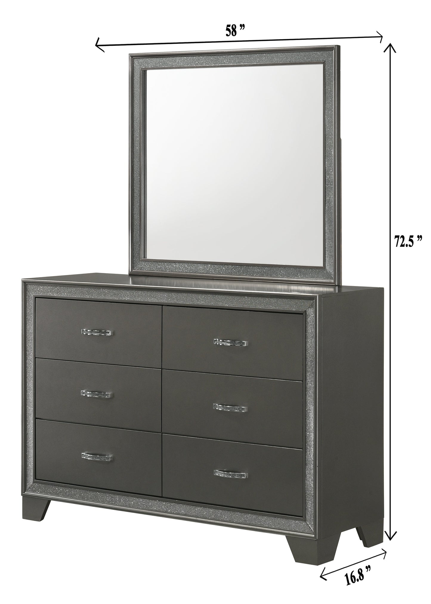 Kaia Gray Panel Bedroom Set - SET | B4750-Q-HBFB | B4750-KQ-RAIL | B4750-2 | B4750-4 - Luna Furniture - Dallas Store