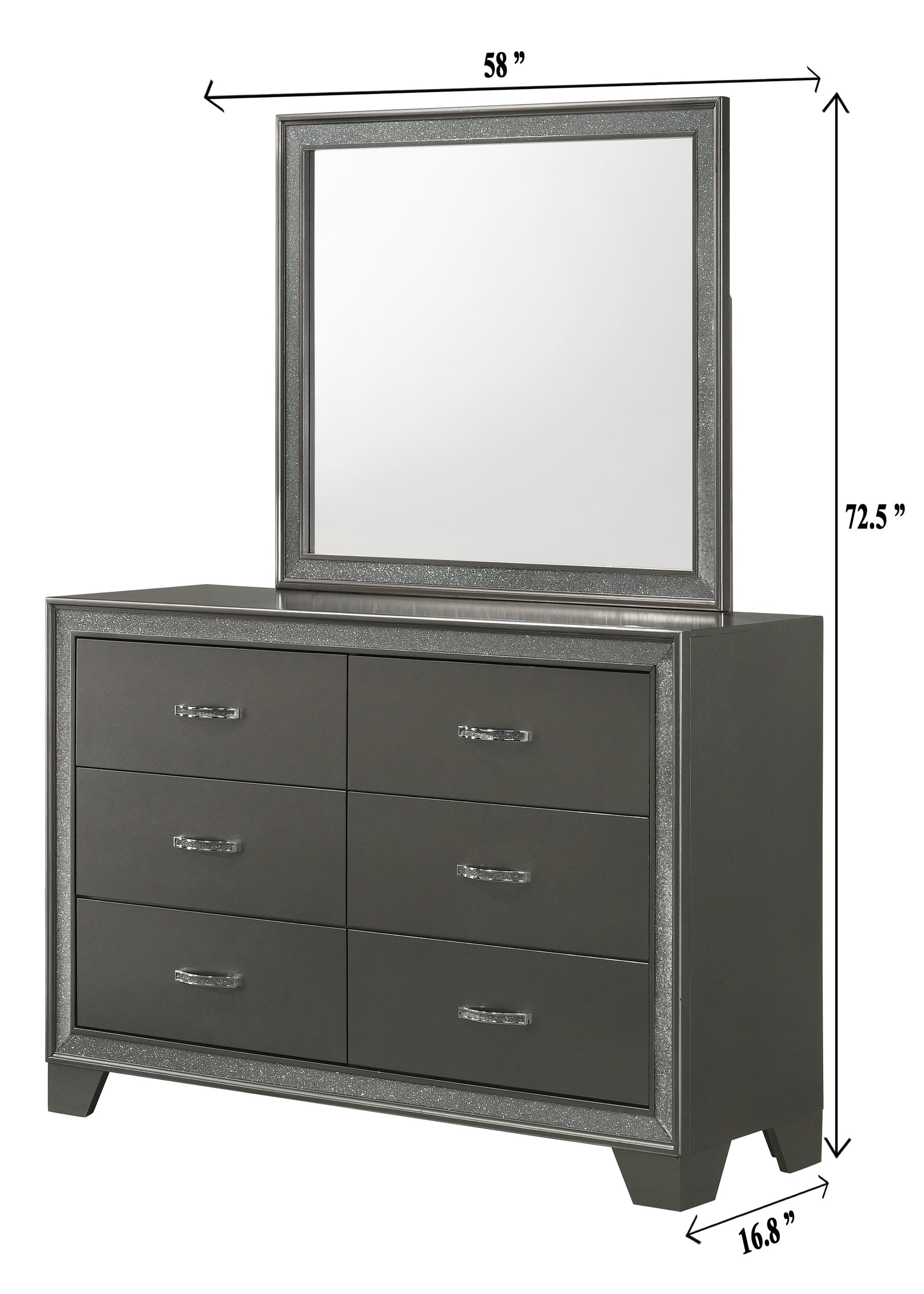 Kaia Gray Panel Bedroom Set - SET | B4750-Q-HBFB | B4750-KQ-RAIL | B4750-2 | B4750-4 - Luna Furniture - Dallas Store