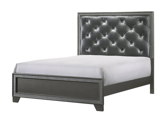 Kaia Gray Queen Panel Bed - SET | B4750-Q-HBFB | B4750-KQ-RAIL - Luna Furniture - Dallas Store