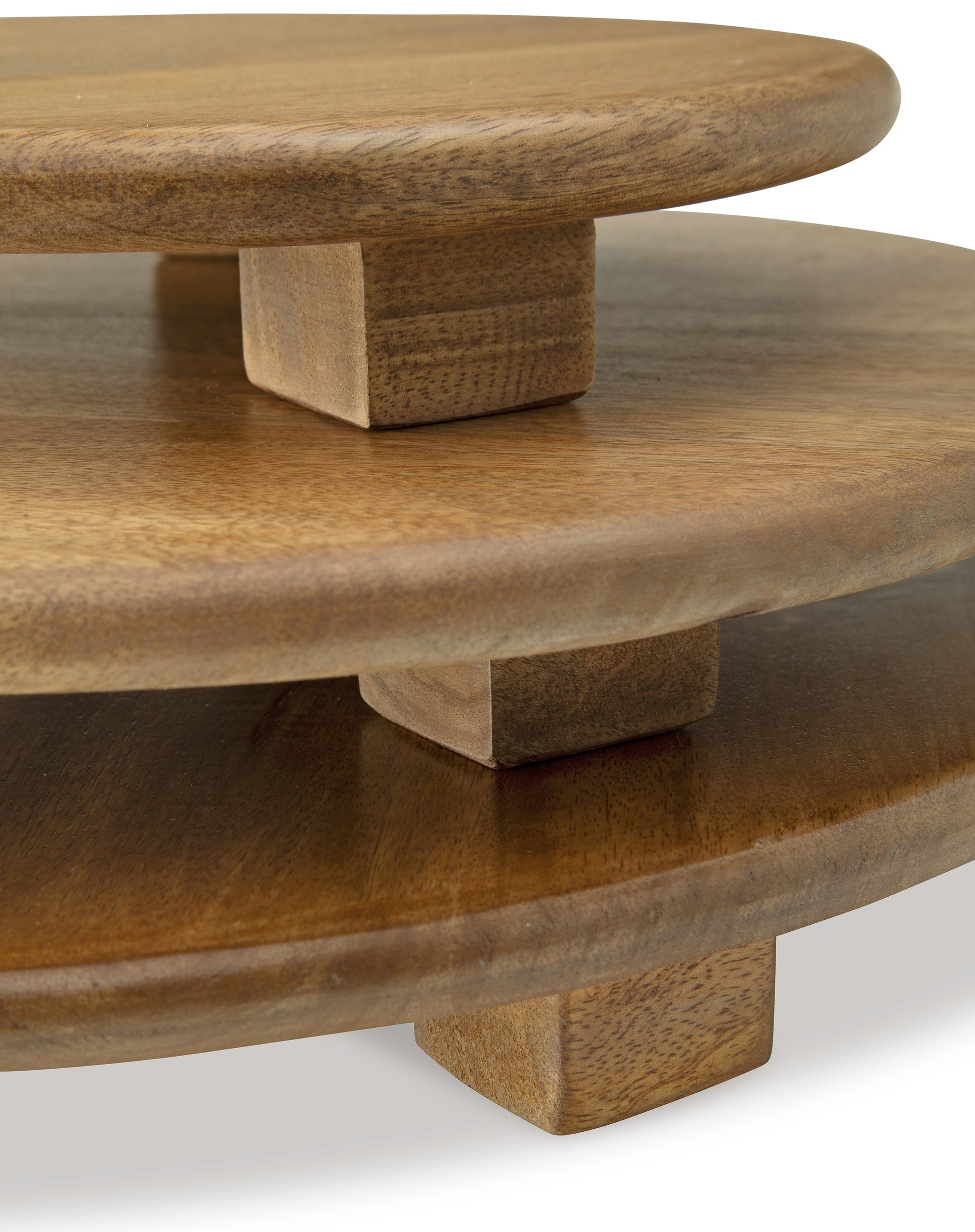 Kaidler Brown Tray Set (Set of 3) - A2000614 - Luna Furniture - Dallas Store