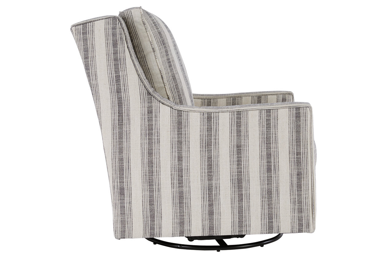 Kambria Ivory/Black Accent Chair - A3000207 - Luna Furniture - Dallas Store