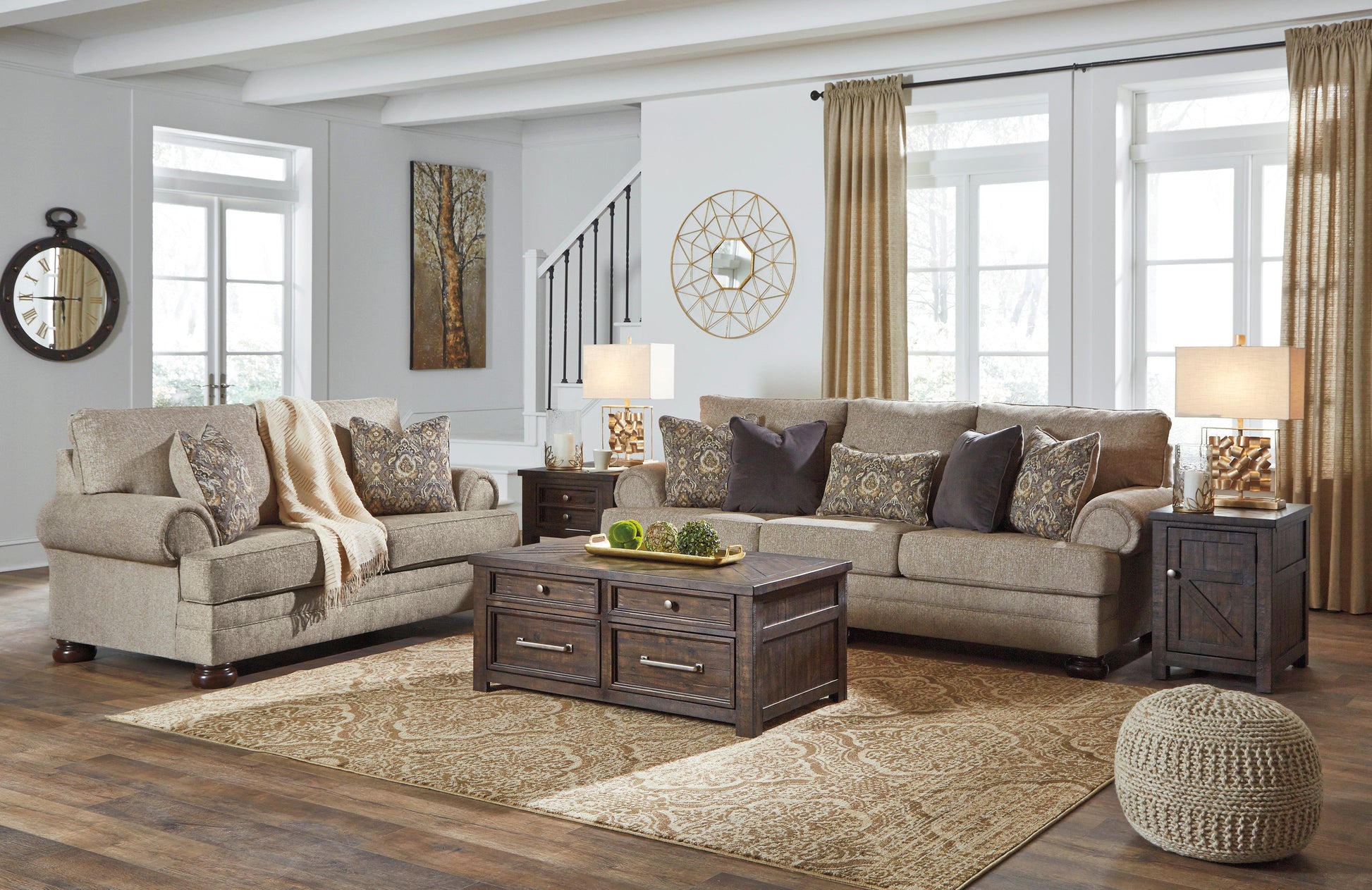 Kananwood Oatmeal Living Room Set - SET | 2960338 | 2960335 - Luna Furniture - Dallas Store