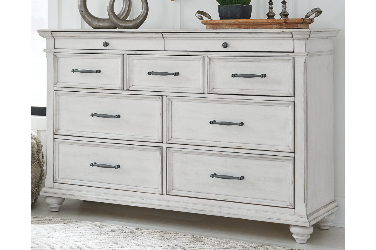 Kanwyn Whitewash Dresser - B777-31 - Luna Furniture - Dallas Store