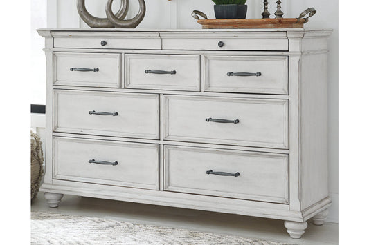 Kanwyn Whitewash Dresser - B777-31 - Luna Furniture - Dallas Store