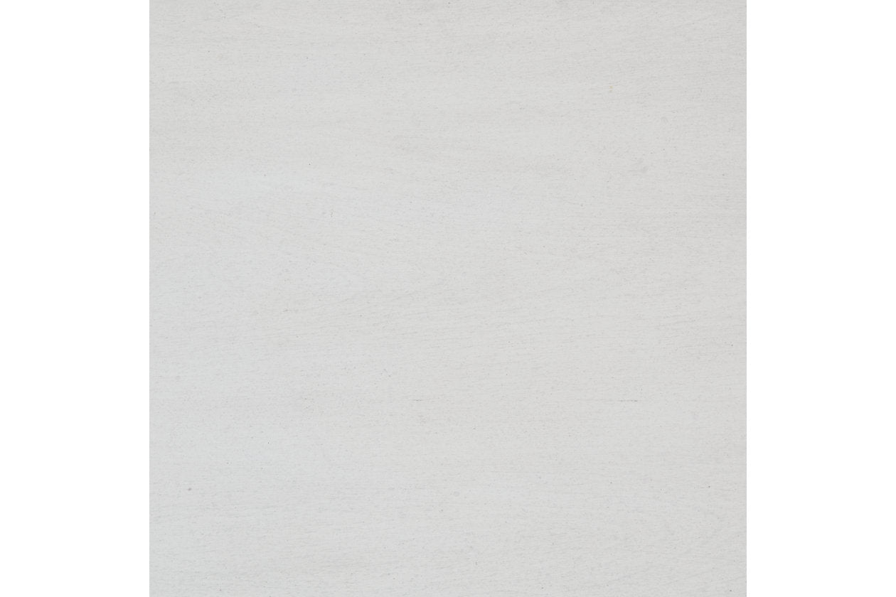 Kanwyn Whitewash Upholstered Ottoman Coffee Table - T937-21 - Luna Furniture - Dallas Store