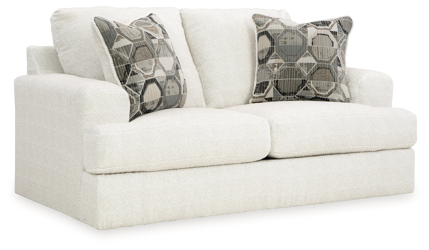 Karinne Linen Loveseat - 3140335 - Luna Furniture - Dallas Store