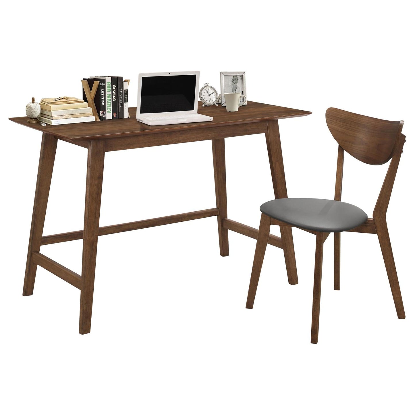 Karri Walnut 2-Piece Writing Desk Set - 801095 - Luna Furniture - Dallas Store