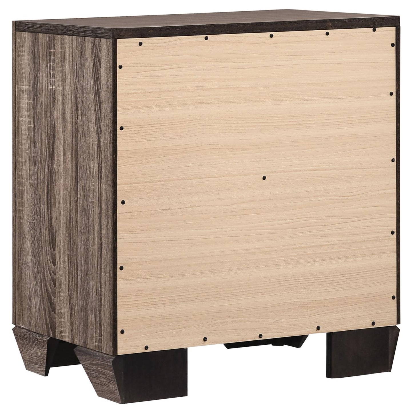 Kauffman 2-Drawer Nightstand Washed Taupe - 204192 - Luna Furniture - Dallas Store