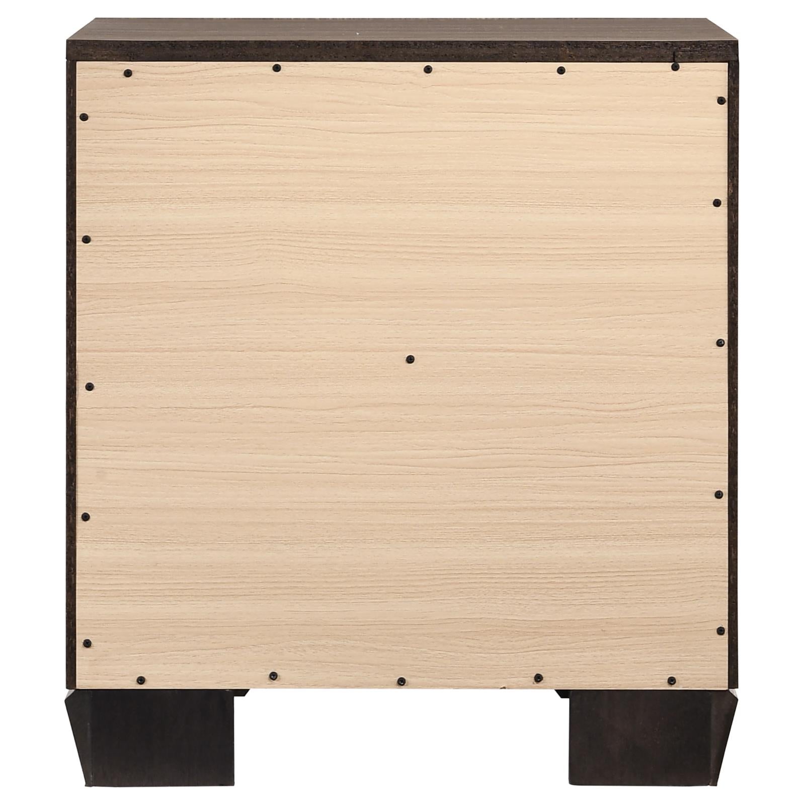 Kauffman 2-Drawer Nightstand Washed Taupe - 204192 - Luna Furniture - Dallas Store