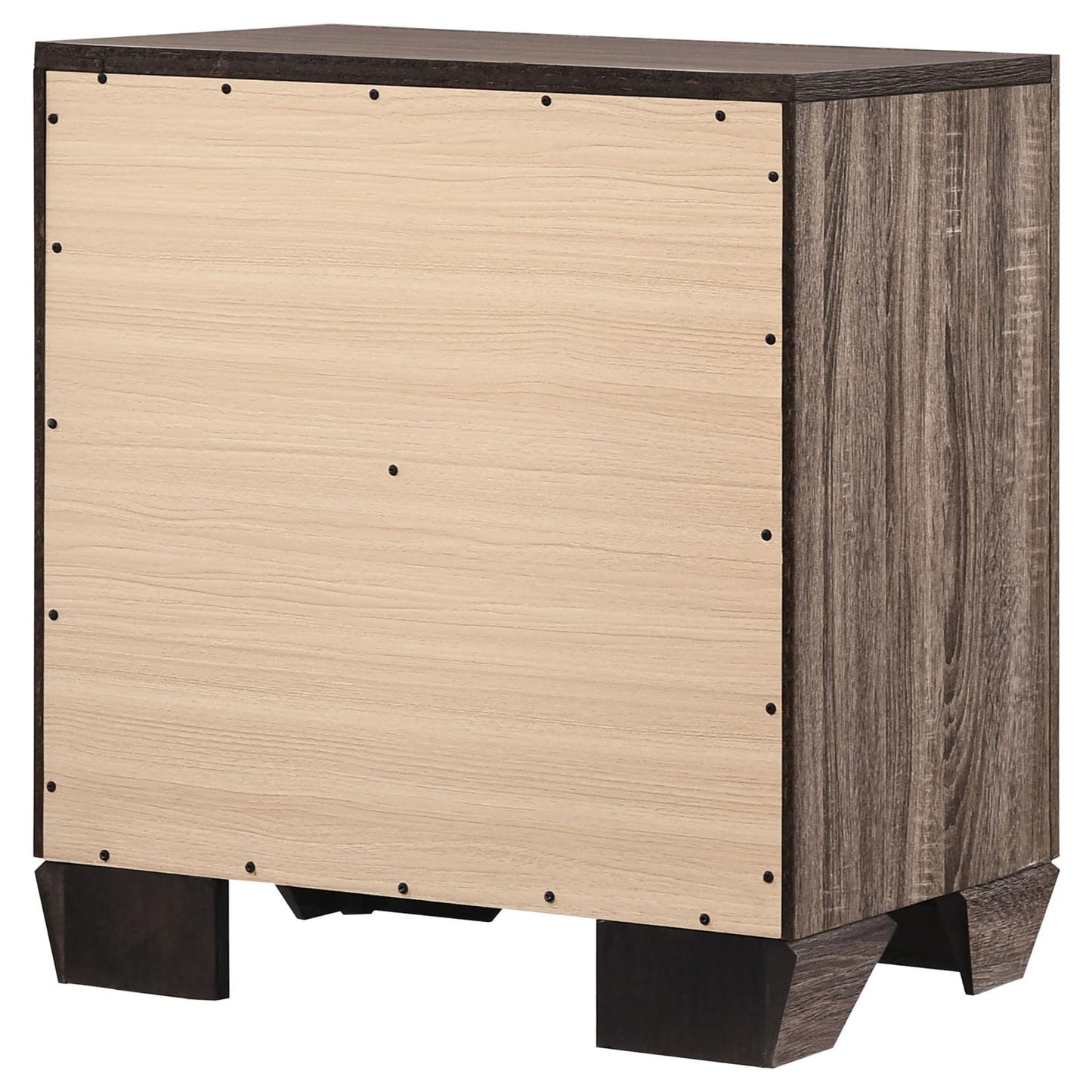 Kauffman 2-Drawer Nightstand Washed Taupe - 204192 - Luna Furniture - Dallas Store