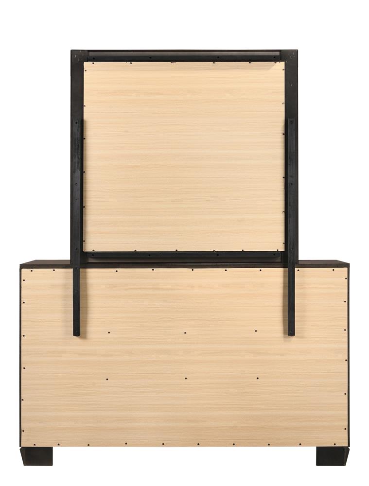 Kauffman Dark Cocoa 6-Drawer Dresser - 204393 - Luna Furniture - Dallas Store