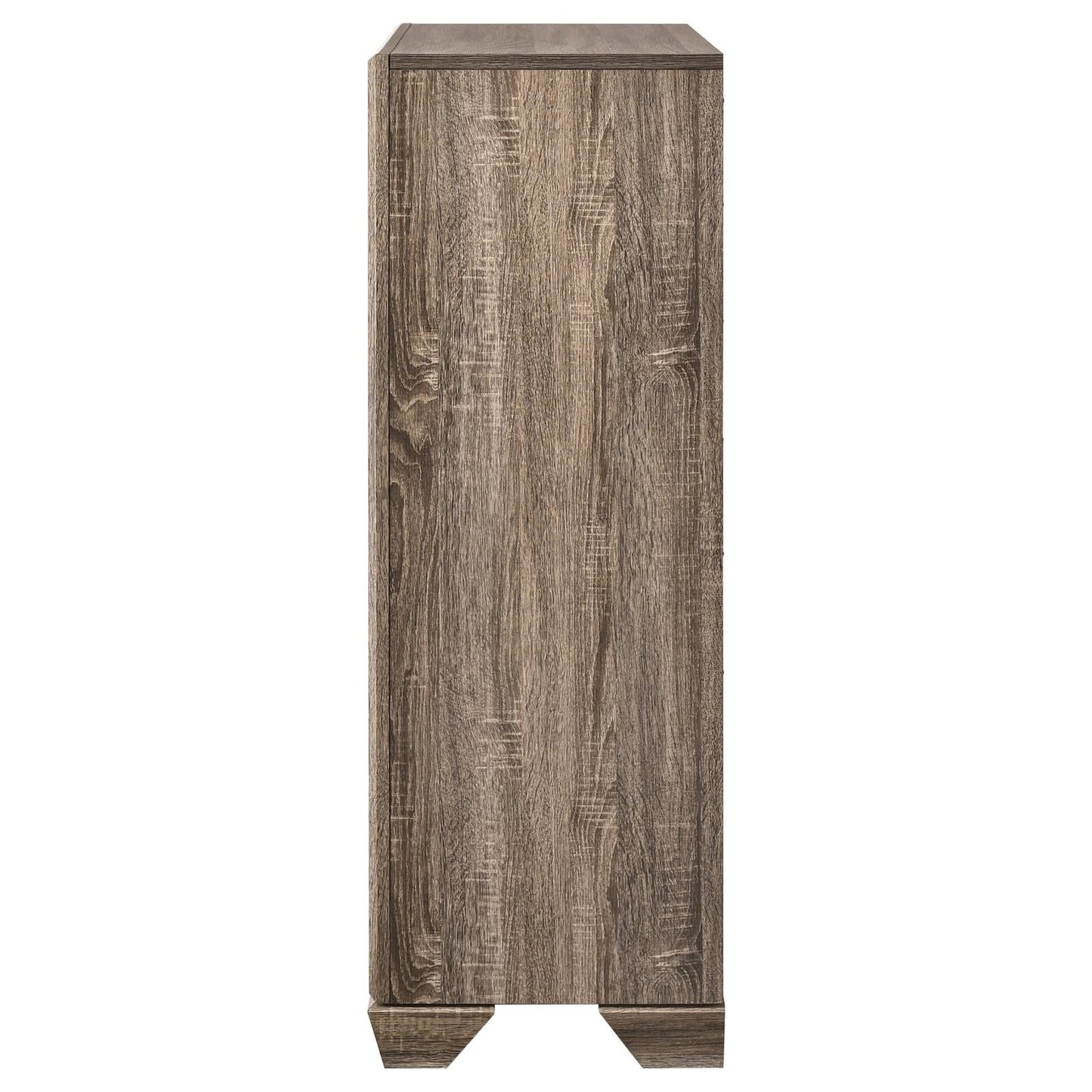 Kauffman Washed Taupe 5-Drawer Chest - 204195 - Luna Furniture - Dallas Store
