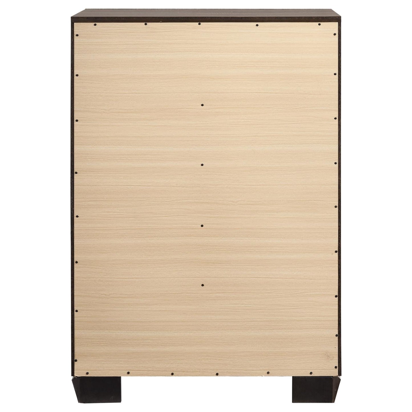 Kauffman Washed Taupe 5-Drawer Chest - 204195 - Luna Furniture - Dallas Store