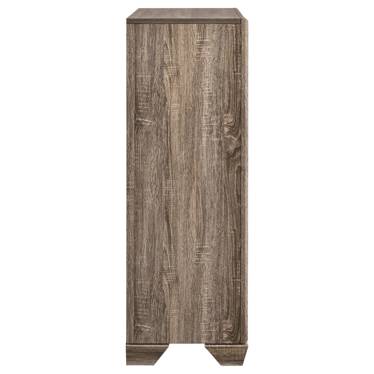 Kauffman Washed Taupe 5-Drawer Chest - 204195 - Luna Furniture - Dallas Store