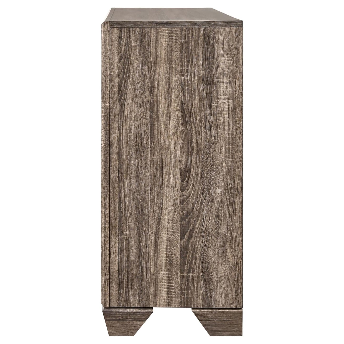 Kauffman Washed Taupe 6-Drawer Dresser - 204193 - Luna Furniture - Dallas Store