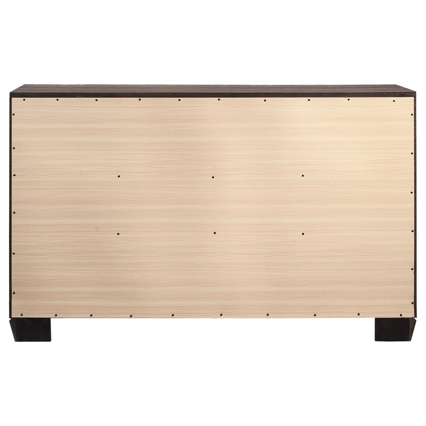 Kauffman Washed Taupe 6-Drawer Dresser - 204193 - Luna Furniture - Dallas Store