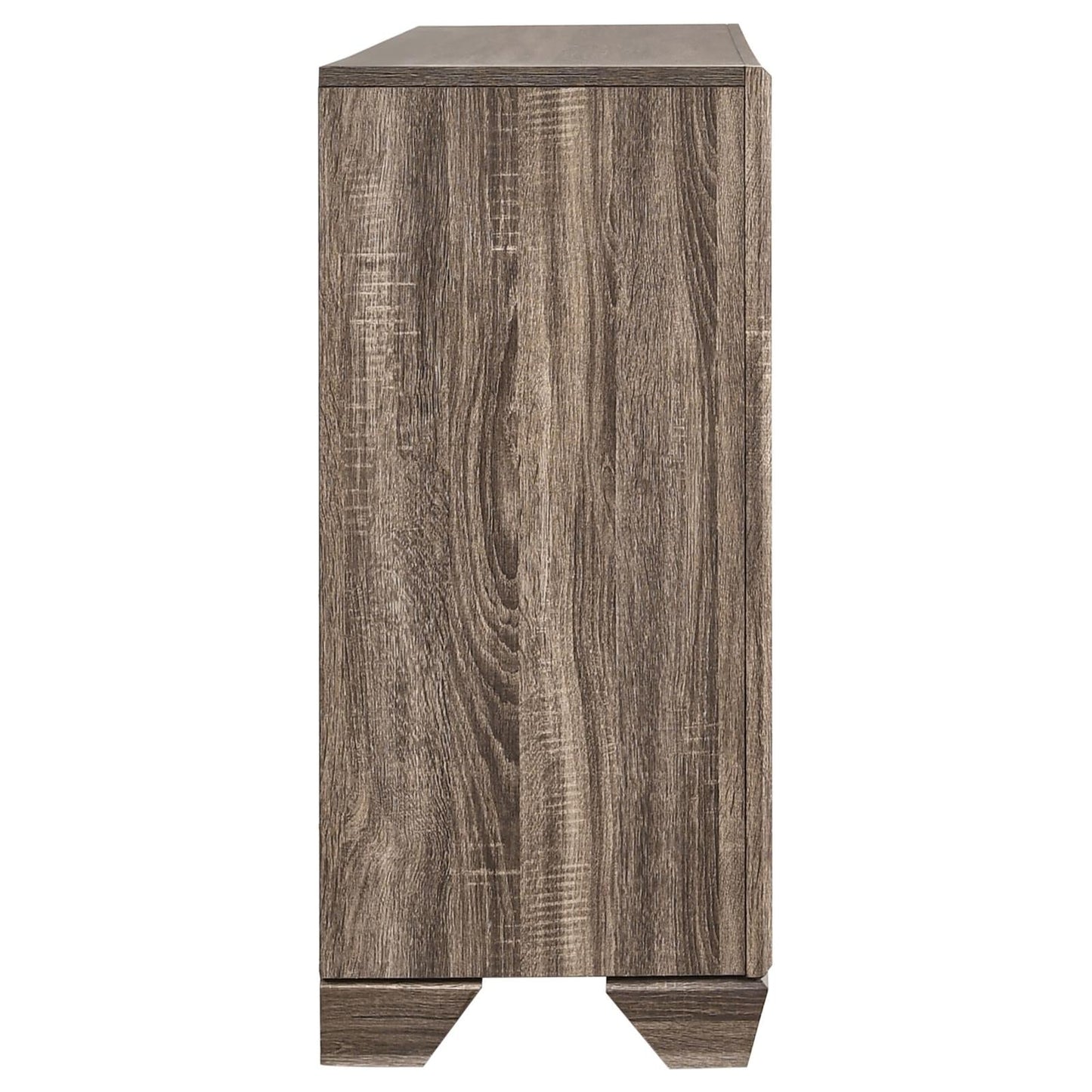Kauffman Washed Taupe 6-Drawer Dresser - 204193 - Luna Furniture - Dallas Store