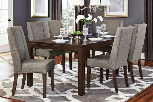 Kavanaugh Dark Brown Extendable Dining Set - SET | 5409-78 | 5409S(4) - Luna Furniture - Dallas Store