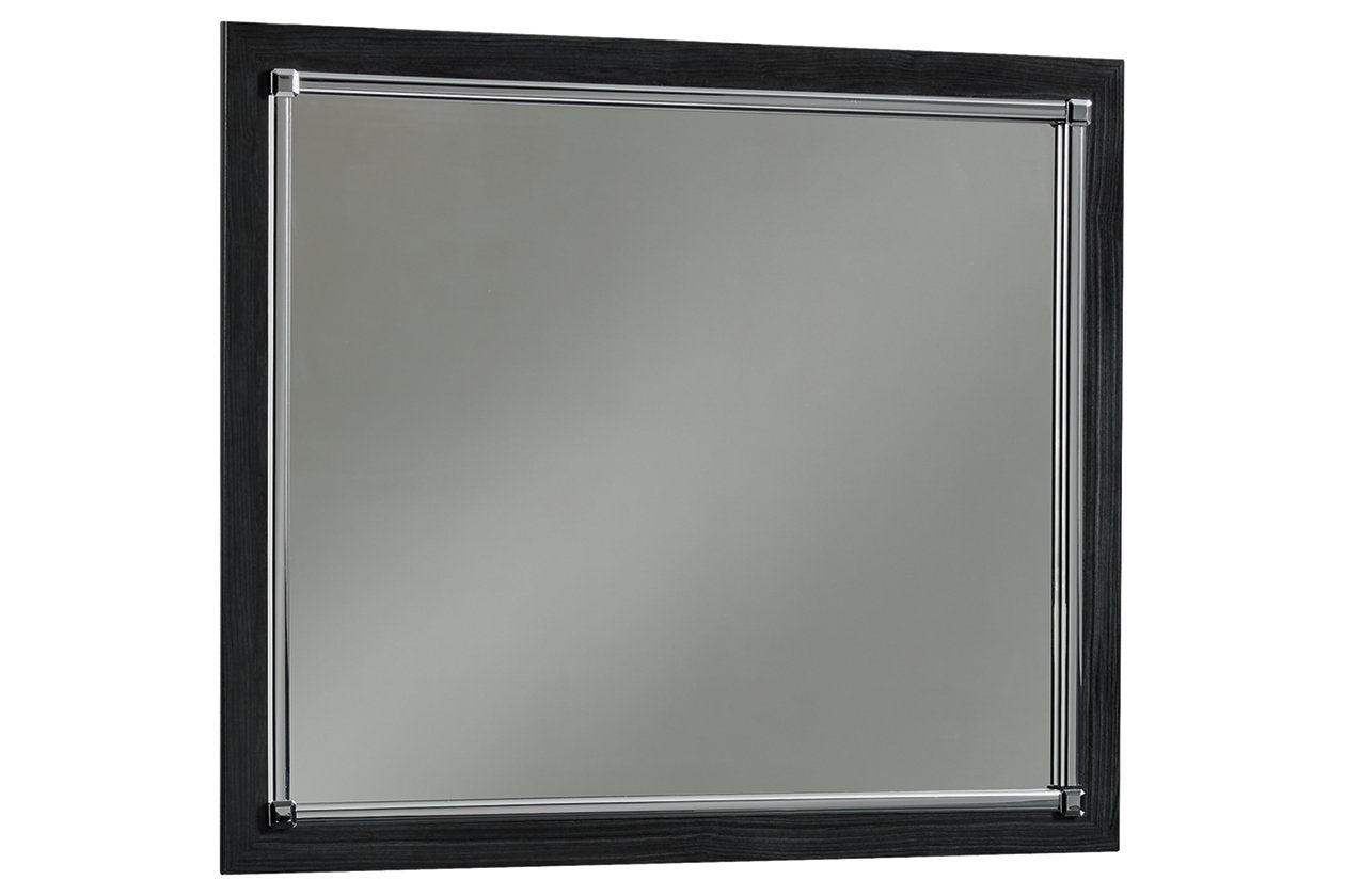 Kaydell Black Bedroom Mirror (Mirror Only) - B1420-36 - Luna Furniture - Dallas Store
