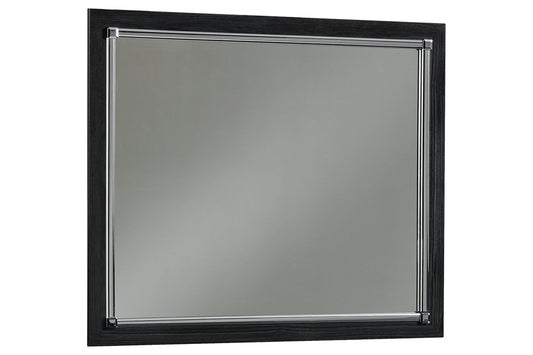 Kaydell Black Bedroom Mirror (Mirror Only) - B1420-36 - Luna Furniture - Dallas Store