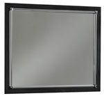 Kaydell Black Bedroom Mirror (Mirror Only) - B1420-36 - Luna Furniture - Dallas Store