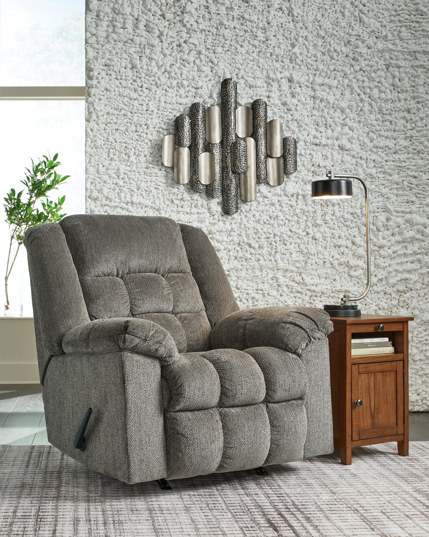 Kegler Putty Recliner - 4450425 - Luna Furniture - Dallas Store
