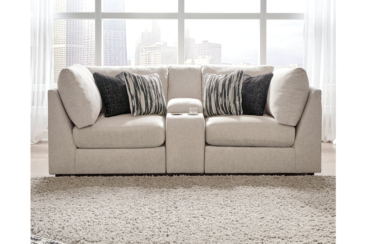 Kellway Bisque 3-Piece Sectional - SET | 9870757 | 9870777(2) - Luna Furniture - Dallas Store