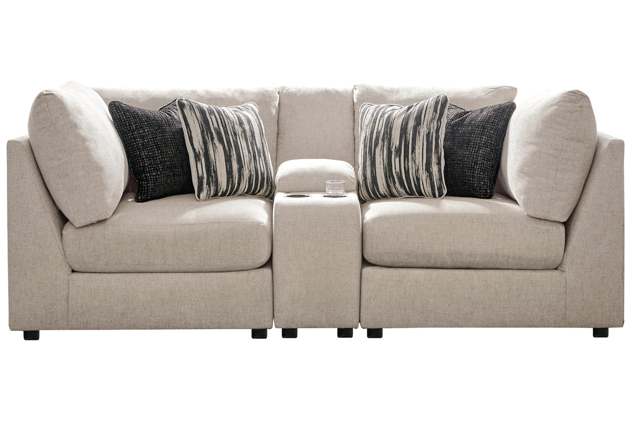 Kellway Bisque 3-Piece Sectional - SET | 9870757 | 9870777(2) - Luna Furniture - Dallas Store