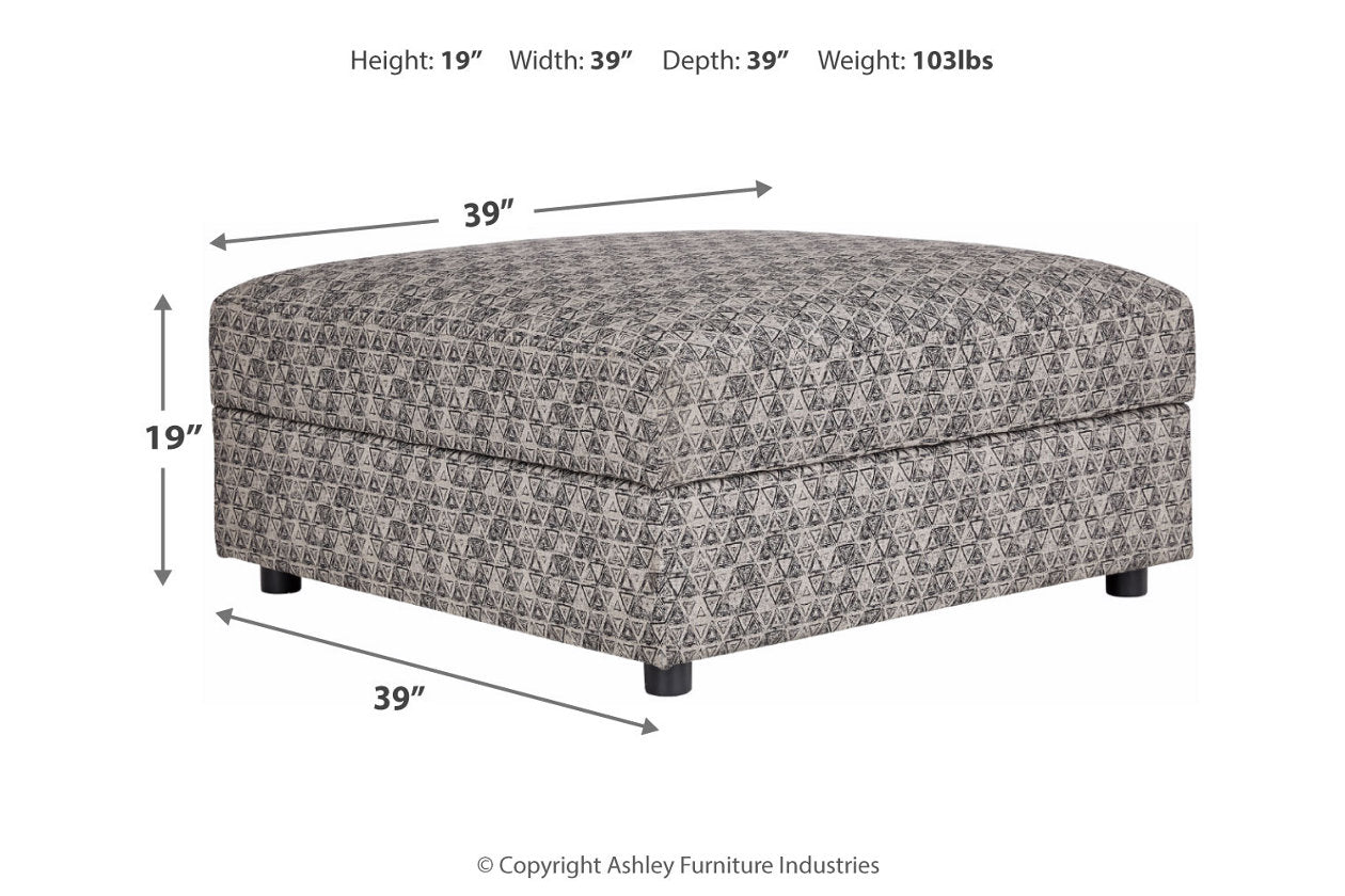 Kellway Bisque Ottoman With Storage - 9870711 - Luna Furniture - Dallas Store