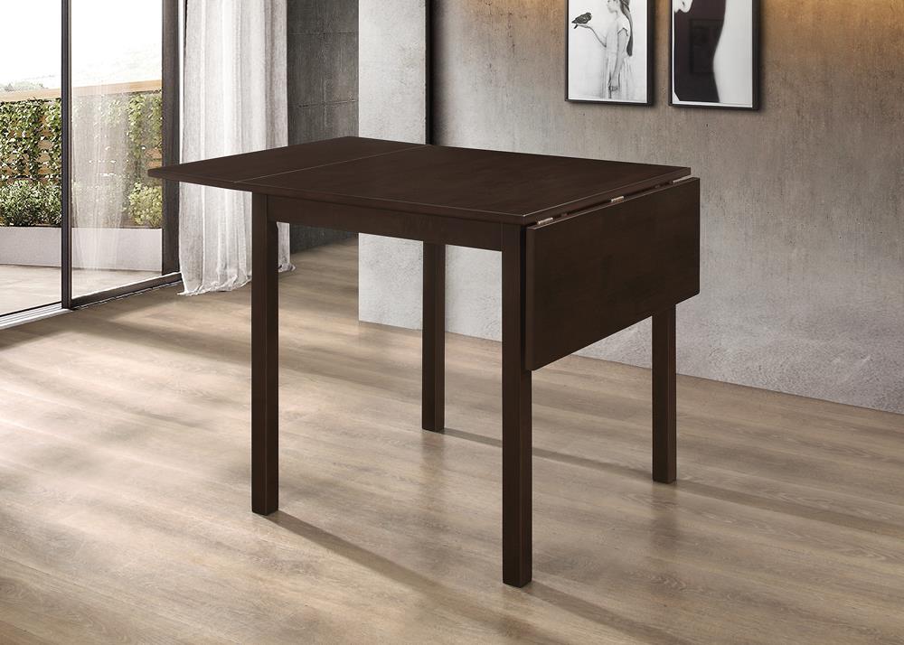 Kelso Cappuccino Rectangular Dining Table with Drop Leaf - 190821 - Luna Furniture - Dallas Store