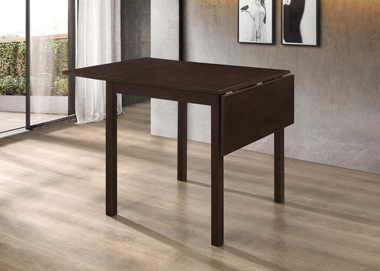 Kelso Cappuccino Rectangular Dining Table with Drop Leaf - 190821 - Luna Furniture - Dallas Store