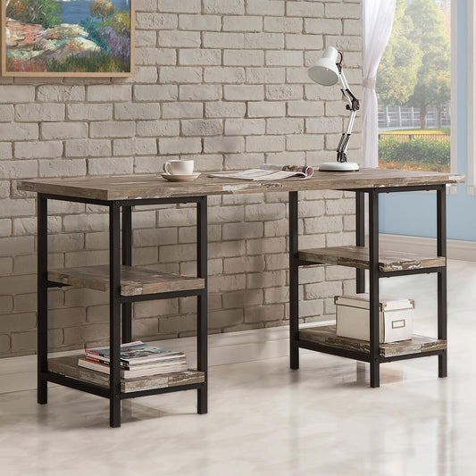 Kemper Salvaged Cabin 4-Shelf Writing Desk - 801551 - Luna Furniture - Dallas Store