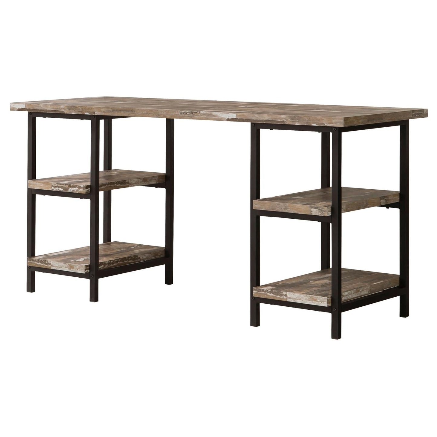 Kemper Salvaged Cabin 4-Shelf Writing Desk - 801551 - Luna Furniture - Dallas Store