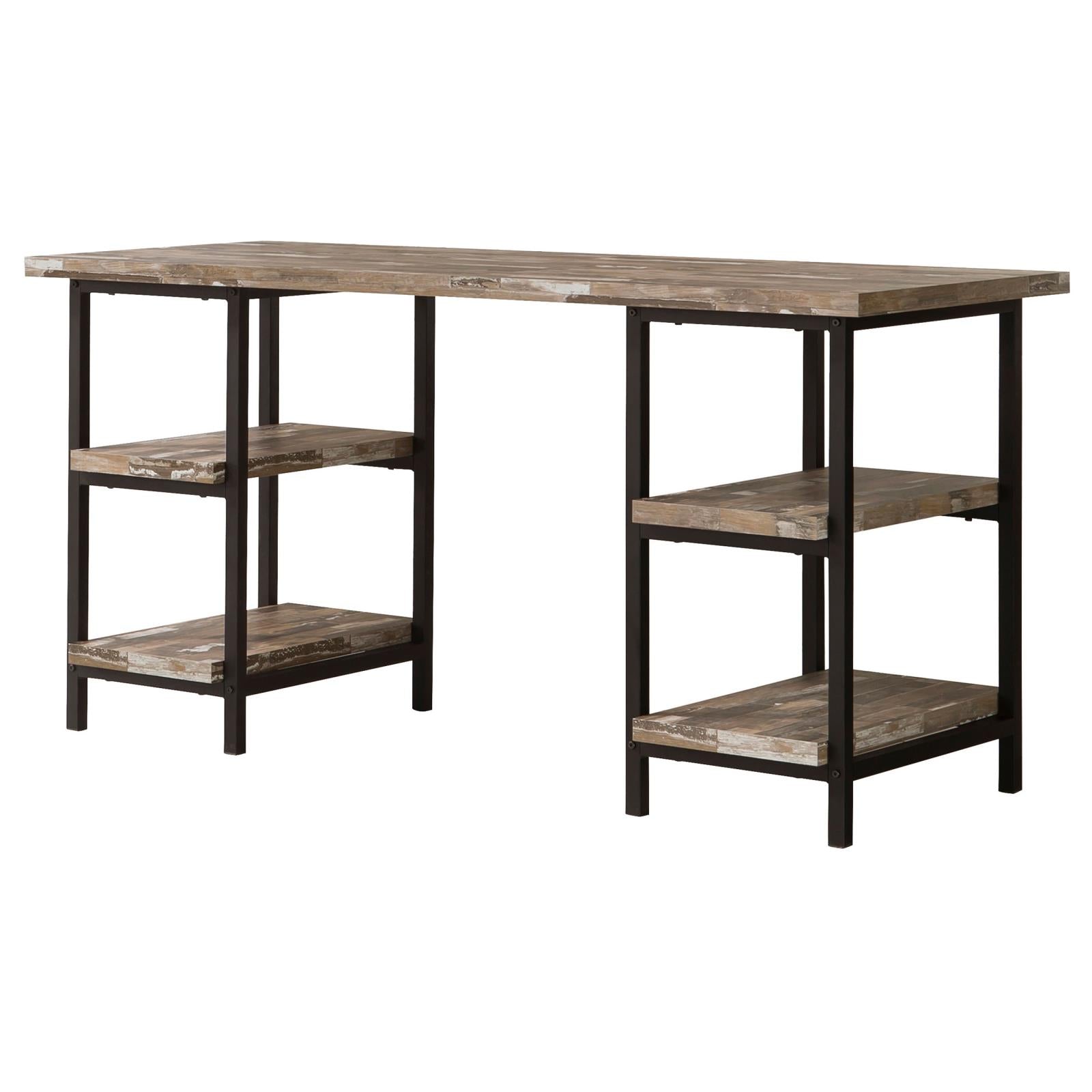 Kemper Salvaged Cabin 4-Shelf Writing Desk - 801551 - Luna Furniture - Dallas Store
