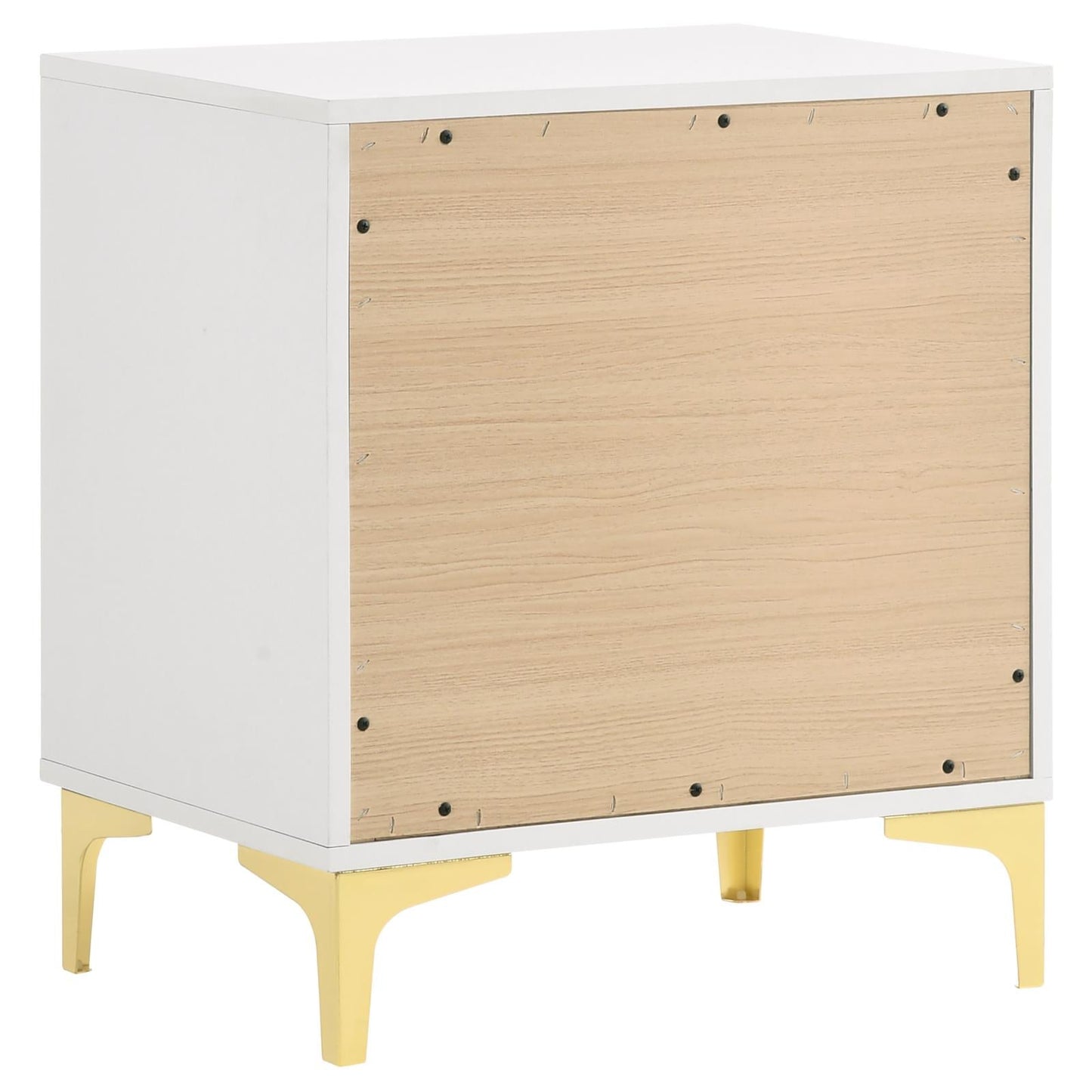 Kendall 2-Drawer Nightstand White - 224402 - Luna Furniture - Dallas Store