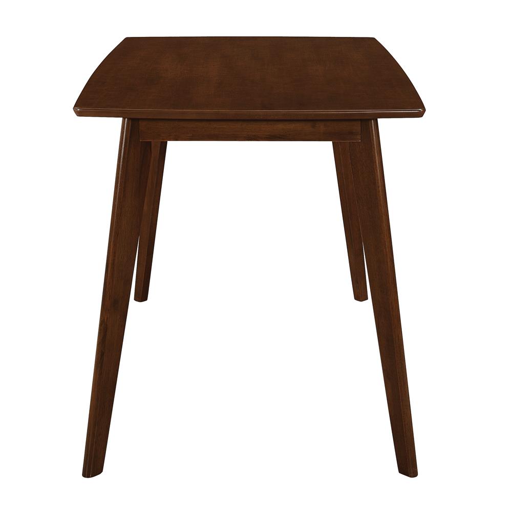 Kersey Chestnut Dining Table with Angled Legs - 103061 - Luna Furniture - Dallas Store
