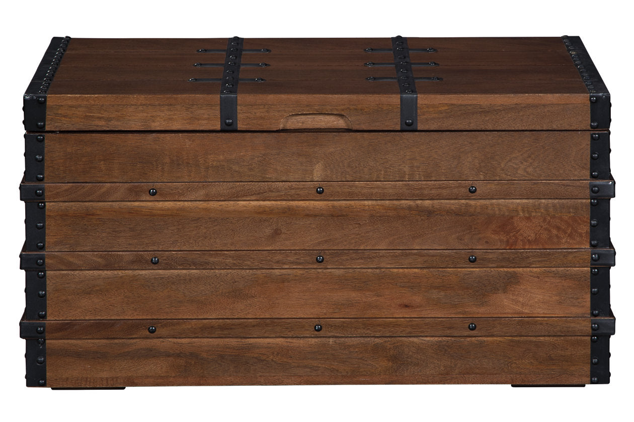 Kettleby Brown Storage Trunk - A4000096 - Luna Furniture - Dallas Store