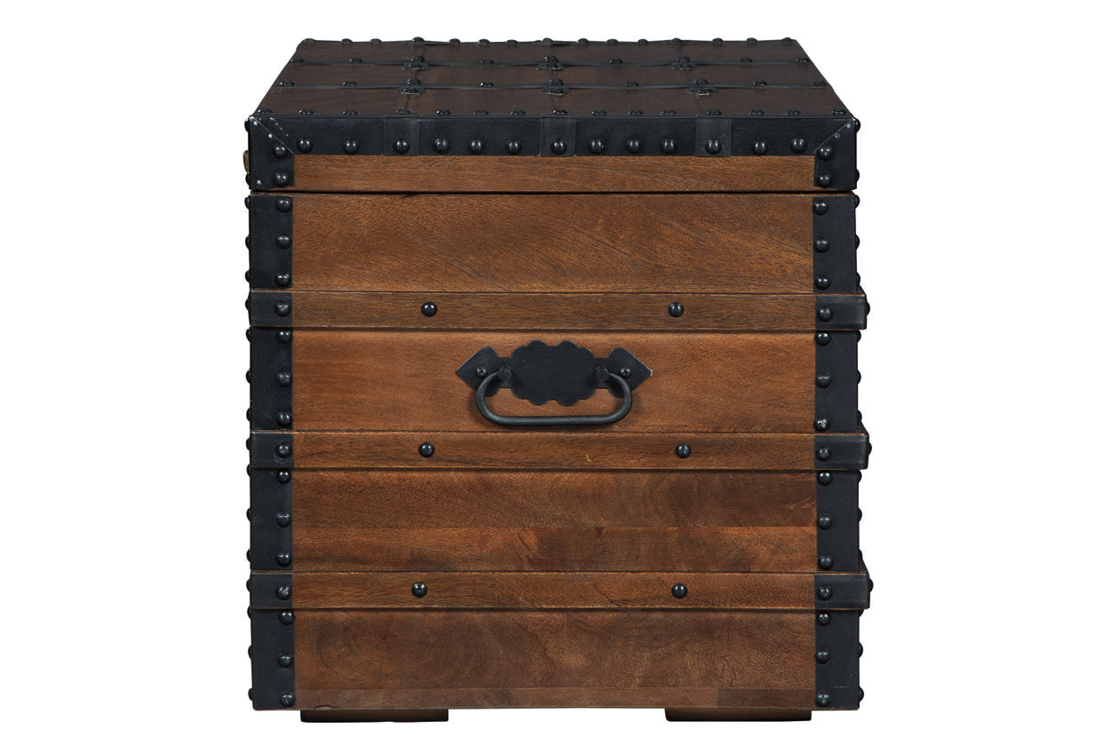 Kettleby Brown Storage Trunk - A4000096 - Luna Furniture - Dallas Store