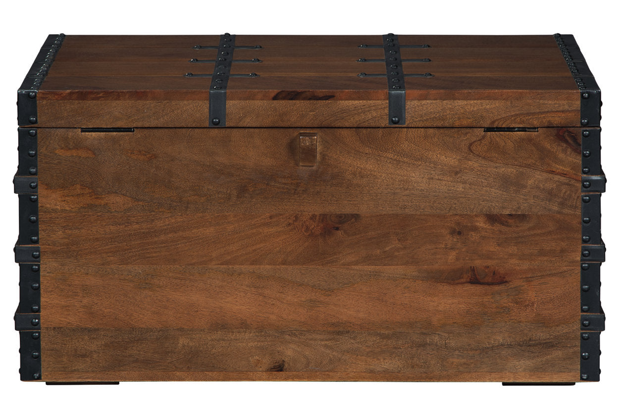 Kettleby Brown Storage Trunk - A4000096 - Luna Furniture - Dallas Store