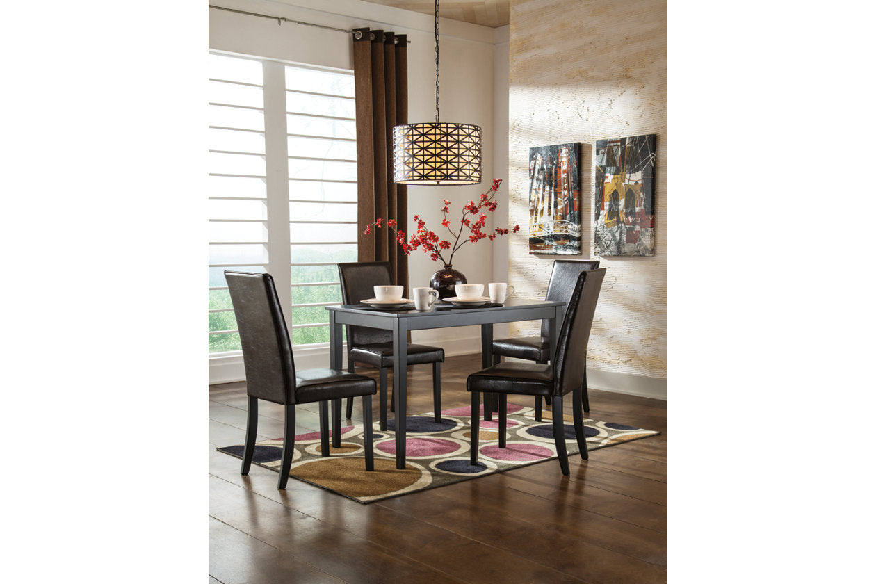 Kimonte Dark Brown Dining Chair, Set of 2 - D250-02 - Luna Furniture - Dallas Store