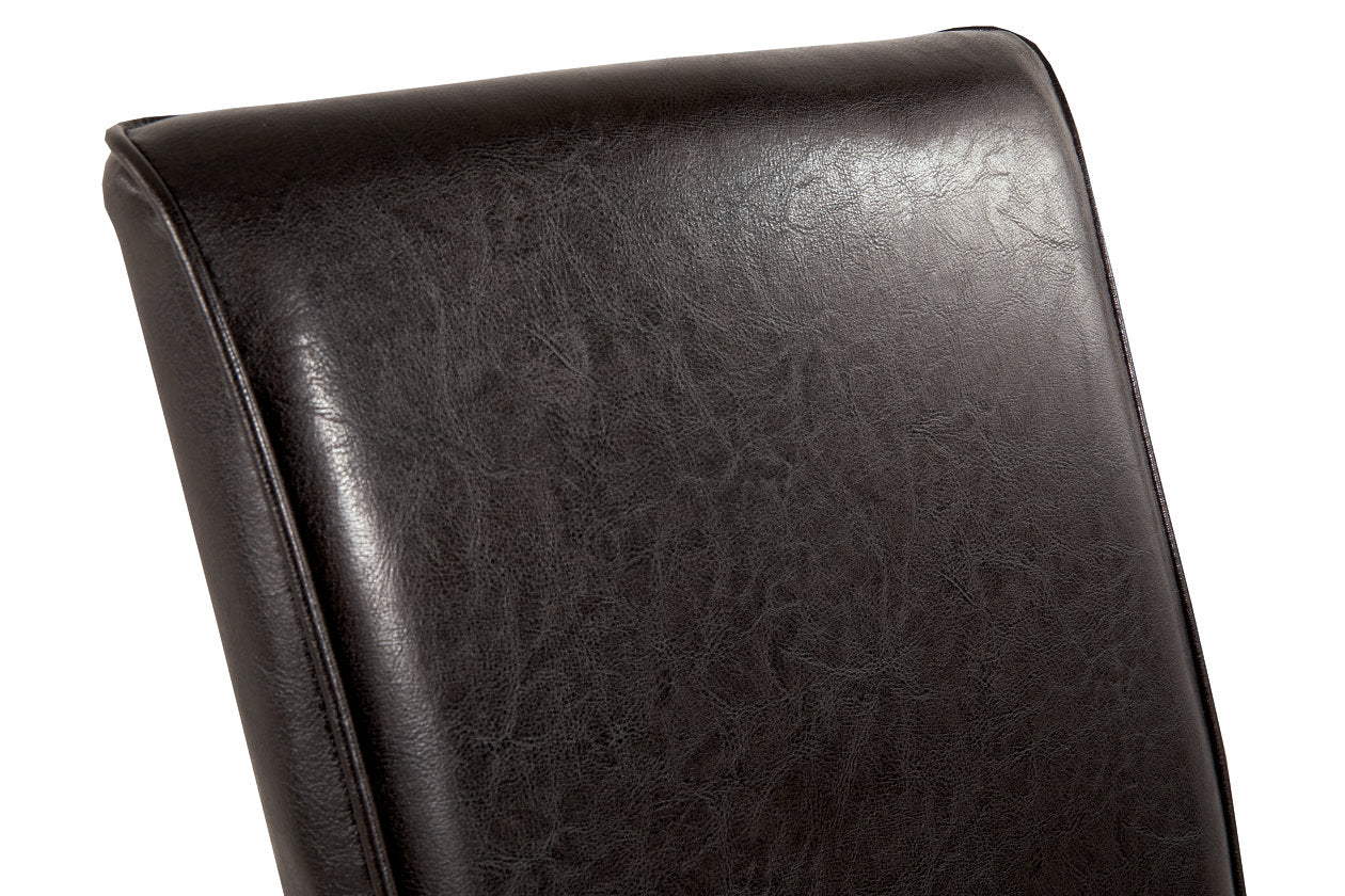 Kimonte Dark Brown Dining Chair, Set of 2 - D250-02 - Luna Furniture - Dallas Store
