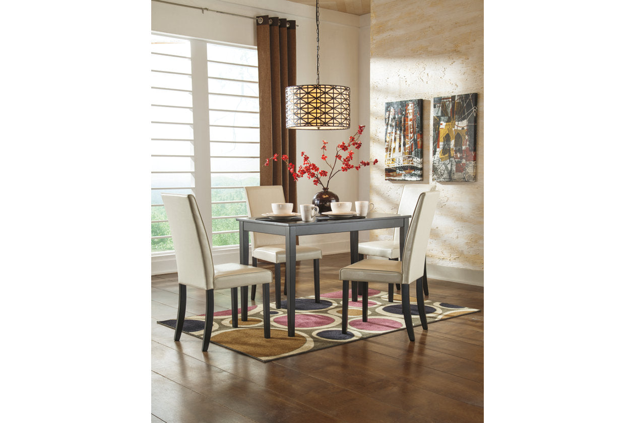 Kimonte Dark Brown Dining Table - D250-25 - Luna Furniture - Dallas Store